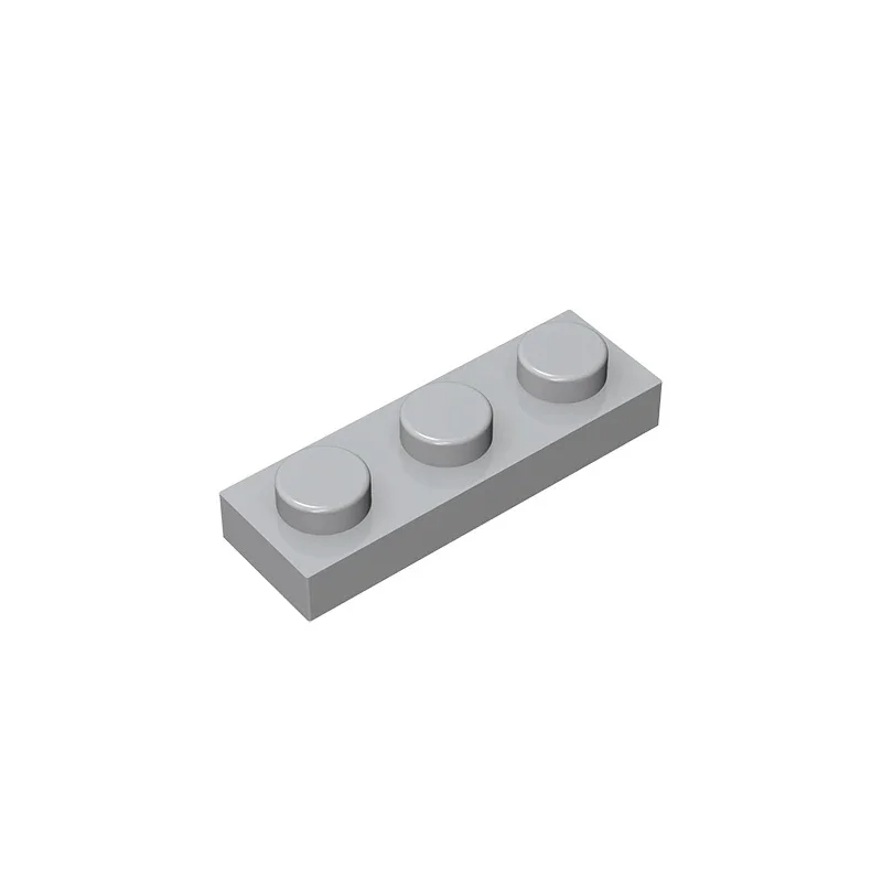 Gobricks GDS-503 Platte 1 x 3, kompatibel mit Lego 3623 Teilen, DIY-Baustein für Kinder, Partikelplatte zum Selbermachen