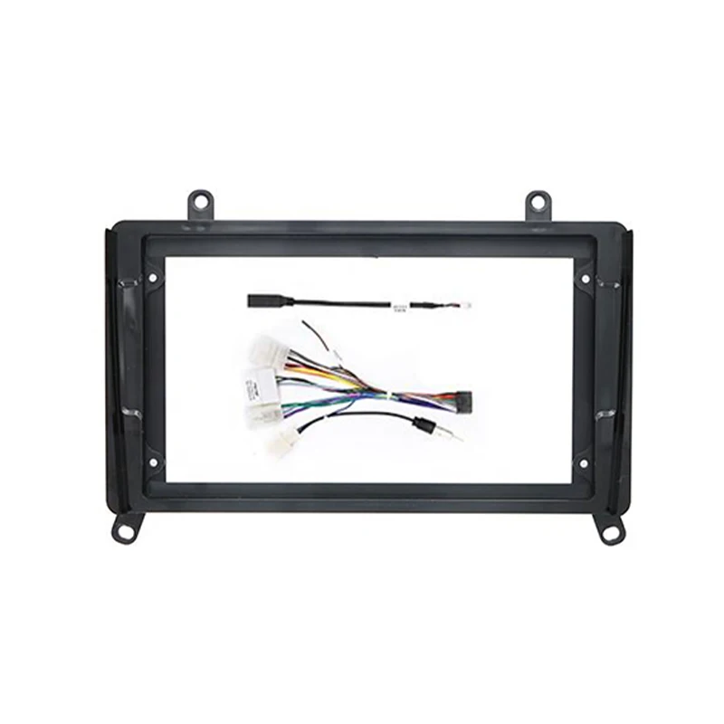 

9-дюймовый аудиоадаптер, панель приборной панели для Toyota HIACE 2019, автомобильный радиоприемник, DVD-плеер, рамка для автомобильного радиоприемника