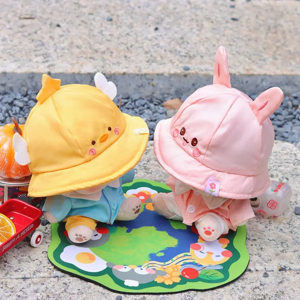 

DIY Duck/Rabbit Cotton Doll Outfit Yarmulke Stuffed 20cm Doll Clothes Overalls Set Dress Up Toys Clothing Birthday Gift