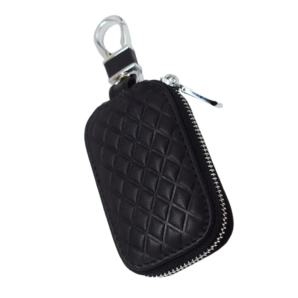 

1Pcs Car Key Bag with Hanging Clasp Stylish Key Holder Pouch Protection Against Loss Dust and Universal Fit