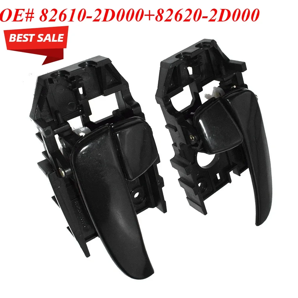 

2Pcs Front Left Right Interior Inside Door Handle For Hyundai ELANTRA 2001 2002 2003 2004 2005 2006 82610-2D000 82620-2D000