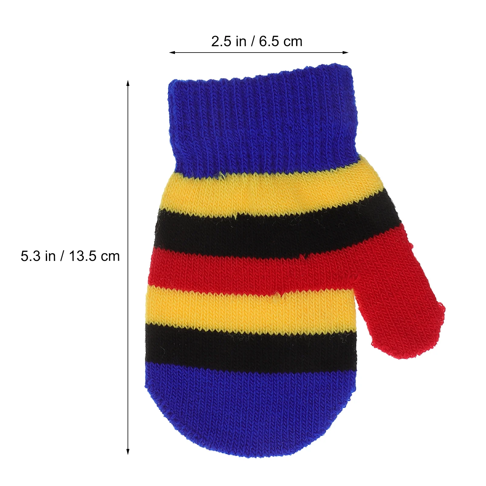 6 pares de guantes de punto cálidos Color brillante protectores de manos para invierno al aire libre guantes cómodos a prueba de frío para