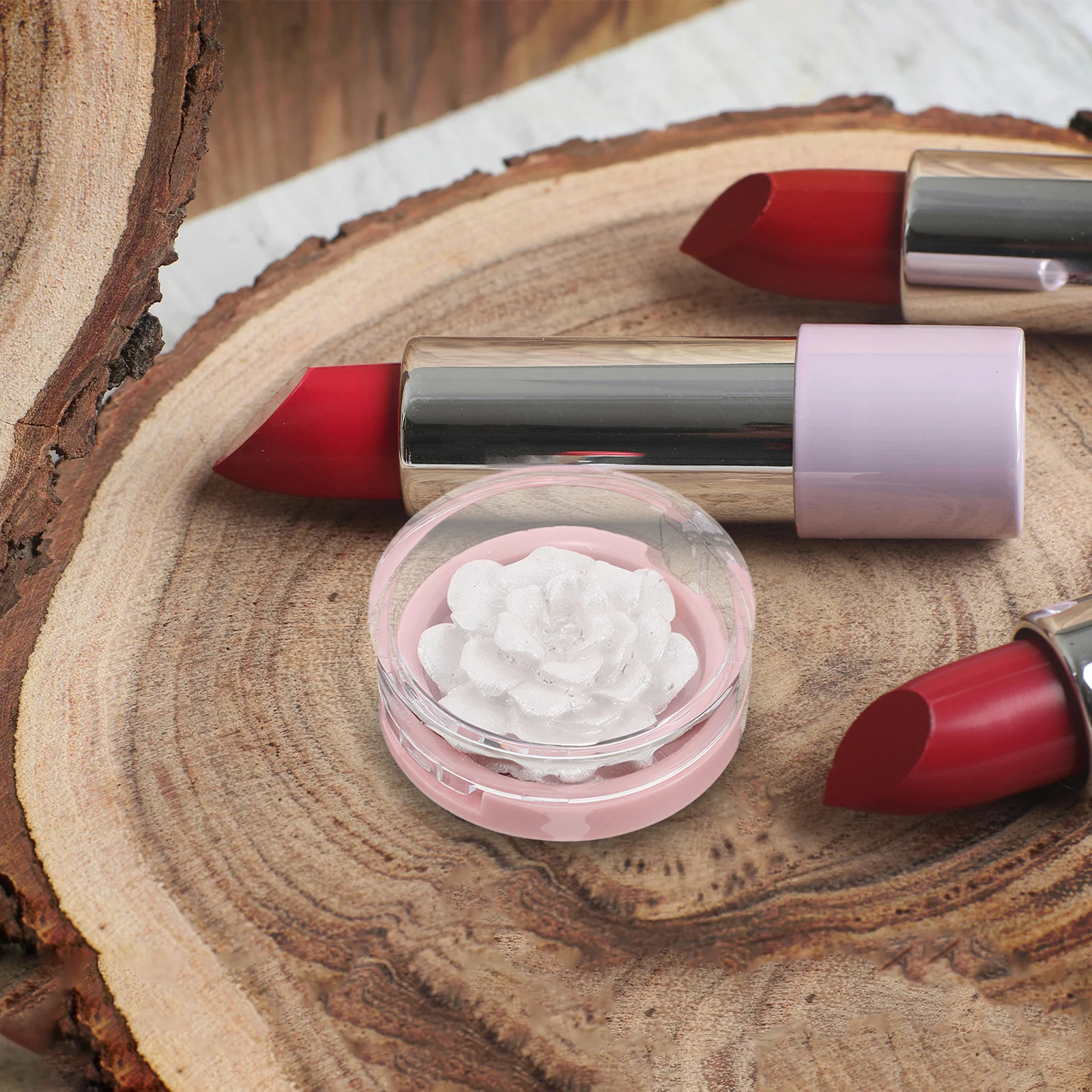 Surligneur artistique de Rose sculpté en 3D, poudre pressée pour le visage, les joues, les yeux, tous Types de peau pour femme