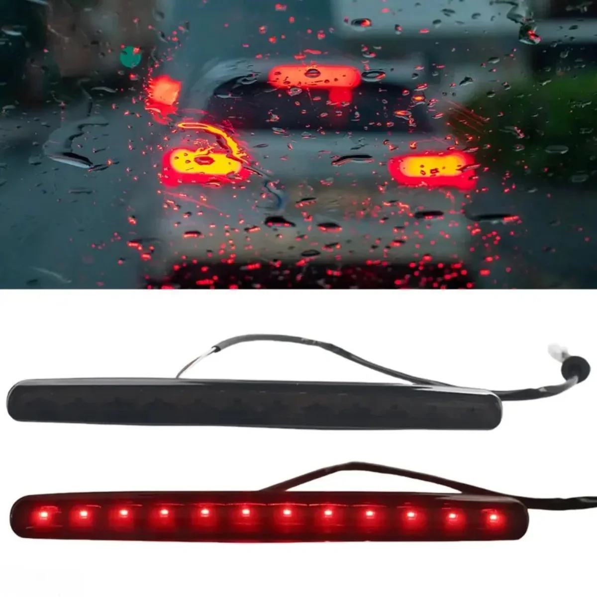 New Rear Stop Lamp Rear Tail Additional Light For Fiat 500 Convertible 2009-2019 High Level Brake Light 77365246 68140780AA