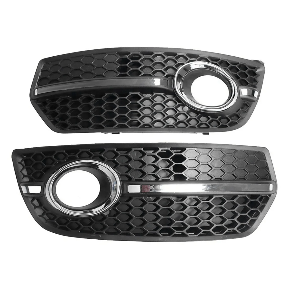 

Car S-Line Front Fog Light Grille Anti-Fog Daytime Running Light Frame for Audi Q5 2009-2011 8R0807681A 8R0807682A