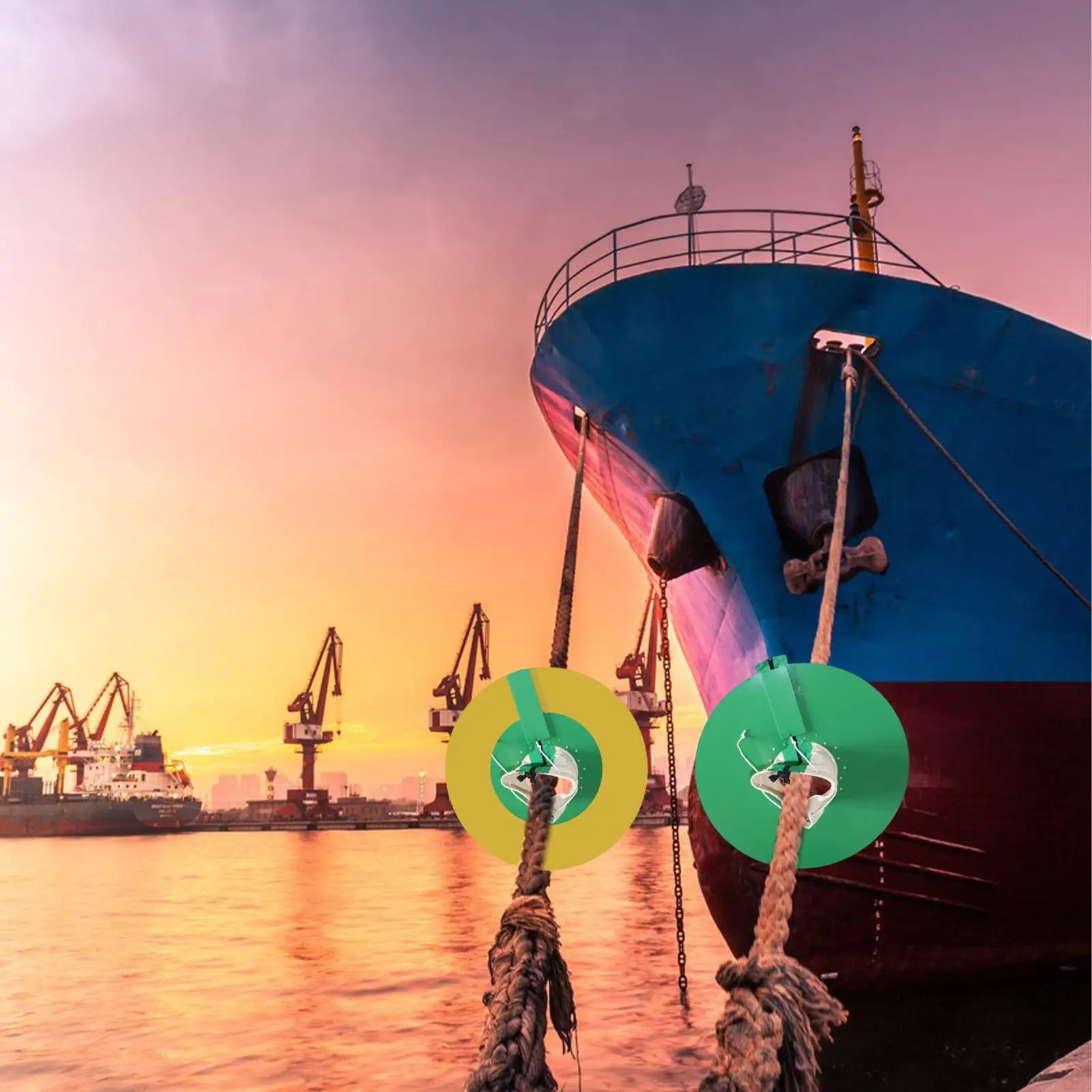 Boat Mouse Stopper Round 60cm Diameter, High Performance, Professional, Sturdy, Mouse Barrier for Mooring Ropes Easy to Install