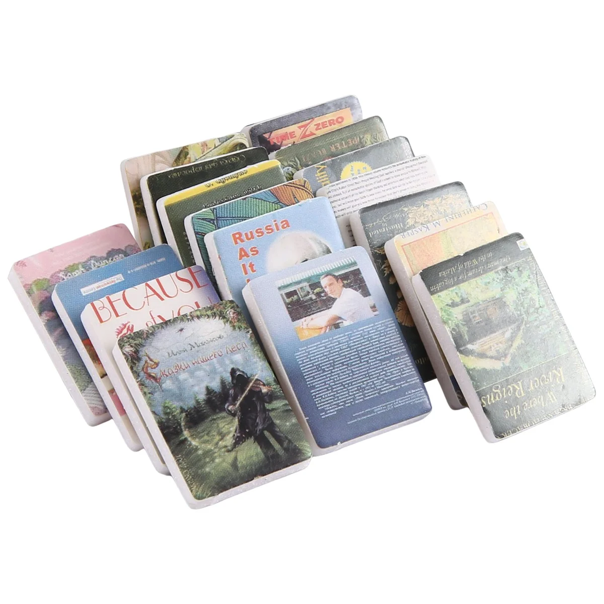 Книга против тревоги, снятие стресса, встряхивание вашего тревоги, мини-книга, средство для снятия стресса, деревянная библиотека, книга