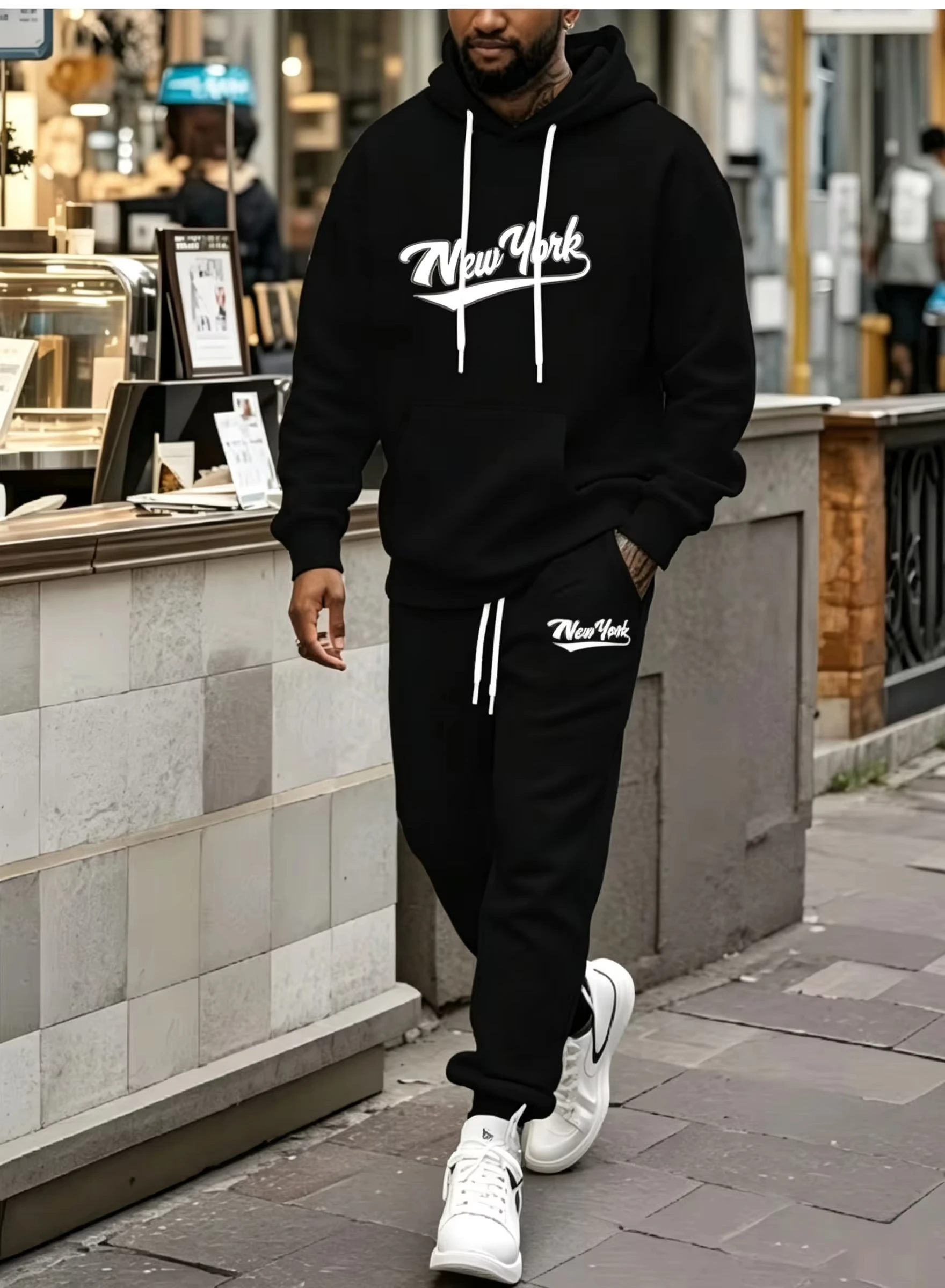 Outdoor Sports Outfit - Мужской спортивный костюм из 2 предметов: