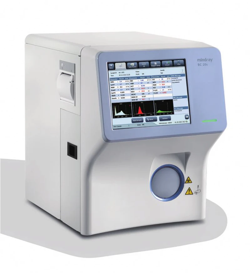 

3-Diff Blood Analysis Equipment Hematology Analyzer Mindray BC-20s Clinical Analytical Instruments for Hospital