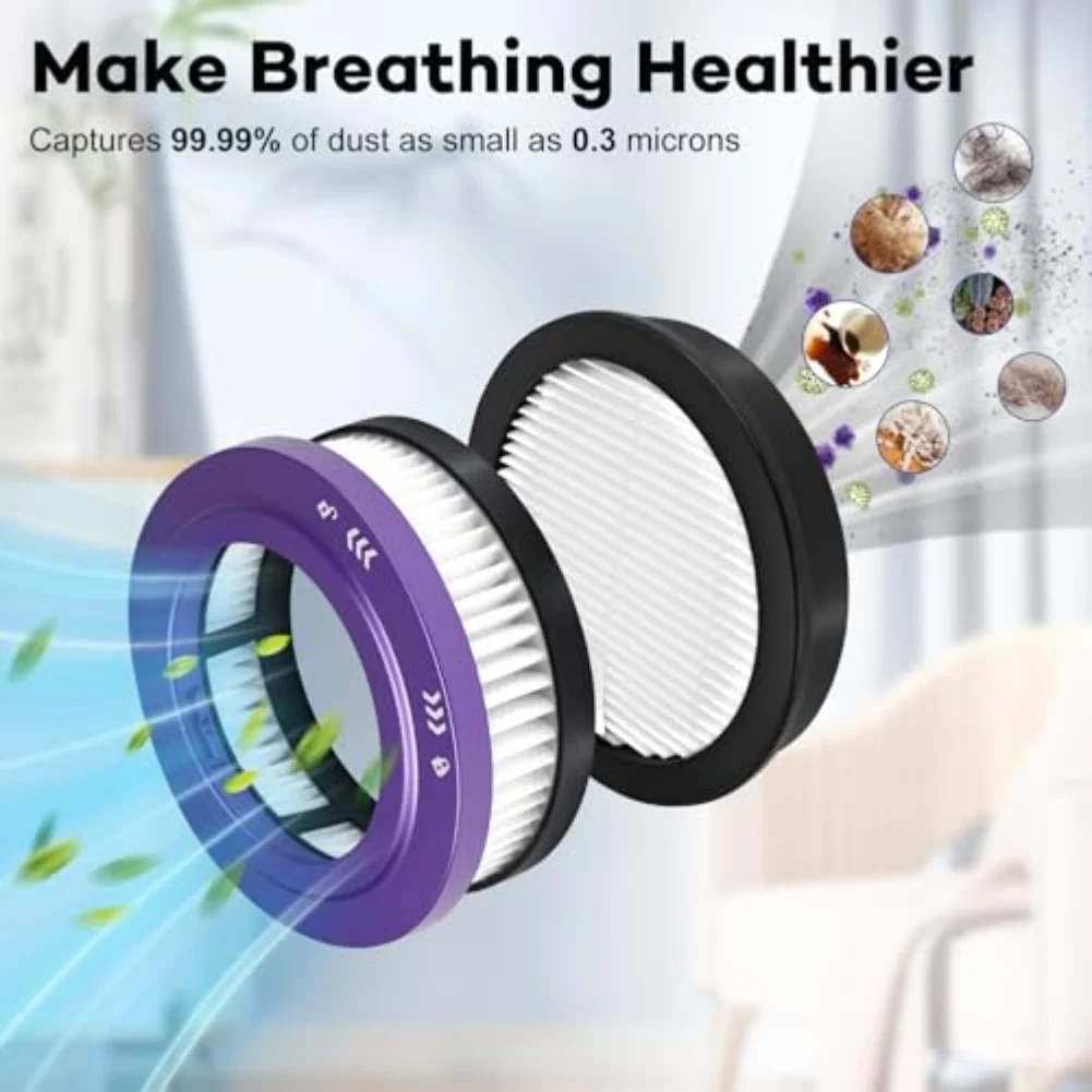 

4 шт. фильтры с щеткой для Stars 5, мощность всасывания 45000 Па, 550 Вт, 70 минут, пылесос, домашние фильтры, инструменты для чистки, аксессуары