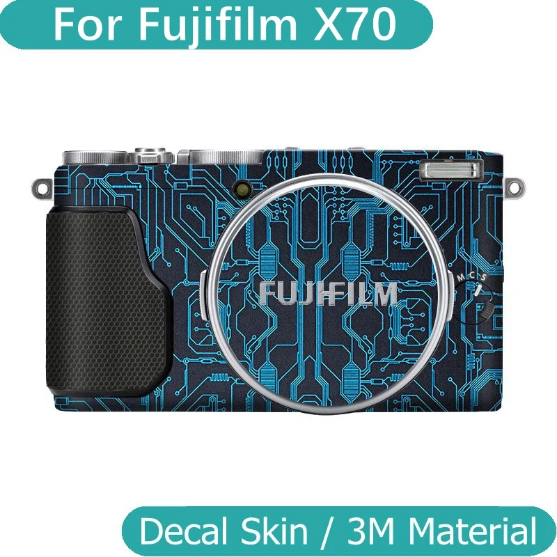 Customized Sticker For FUJI Fujifilm X70 Decal Skin Camera Vinyl Wrap Anti-Scratch Film Protector Coat X 70 X-70