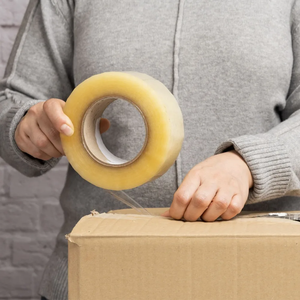 

Clear Packing Tape 4" x 72 Yards 2.0 Mil Carton Sealing Tapes 18 Rolls