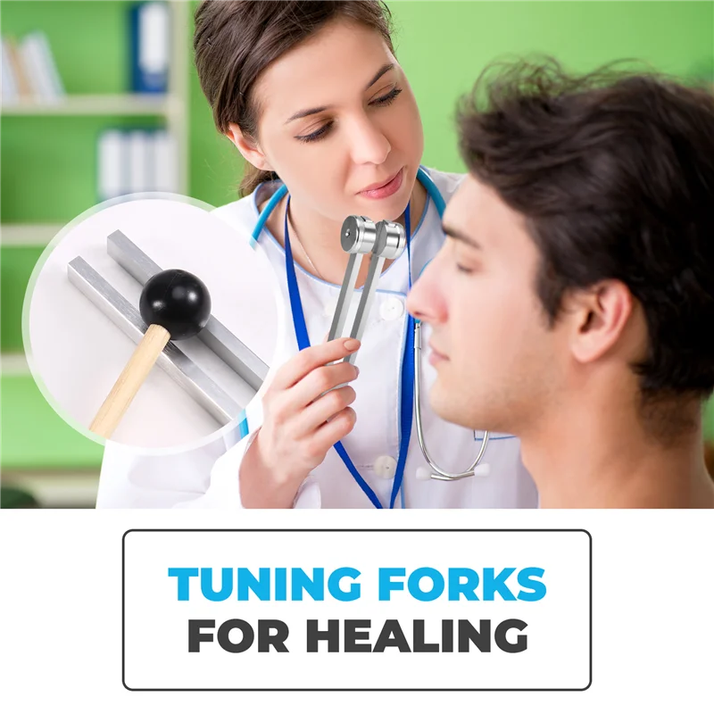 

Y67A-Chakra Tuning Forks 128Hz, 136.1Hz, 256Hz, 384Hz Forhealing,Sound Therapy,Keep Body