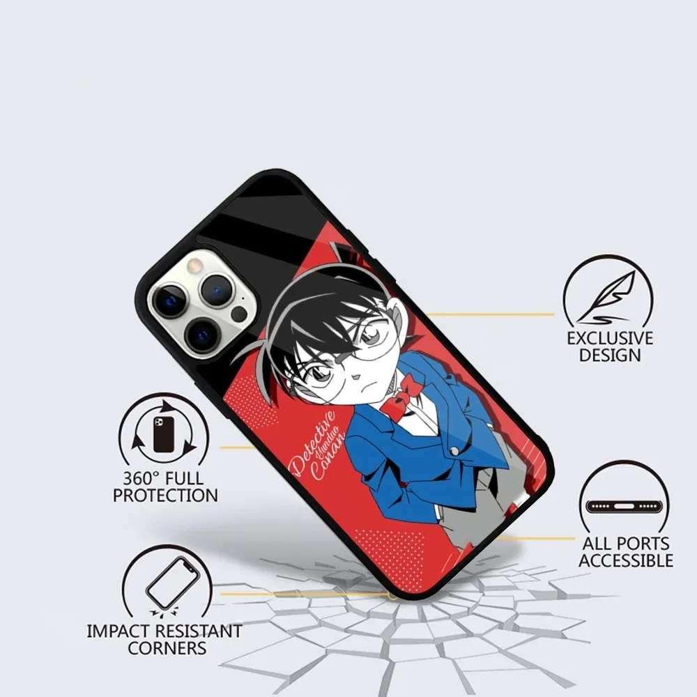 D-Detective Conan  Phone Case For iPhone 15,14,13,12,11,Plus,Pro,Max Mini Magsafe Magnetic Wireless Charging