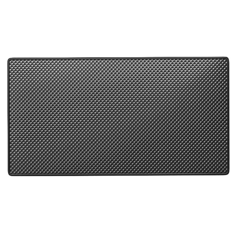 

Mat Pads Anti-slip Mat Storage Catcher Silicone Anti-slip Mat Black Direct Installation For Dashboard Practical