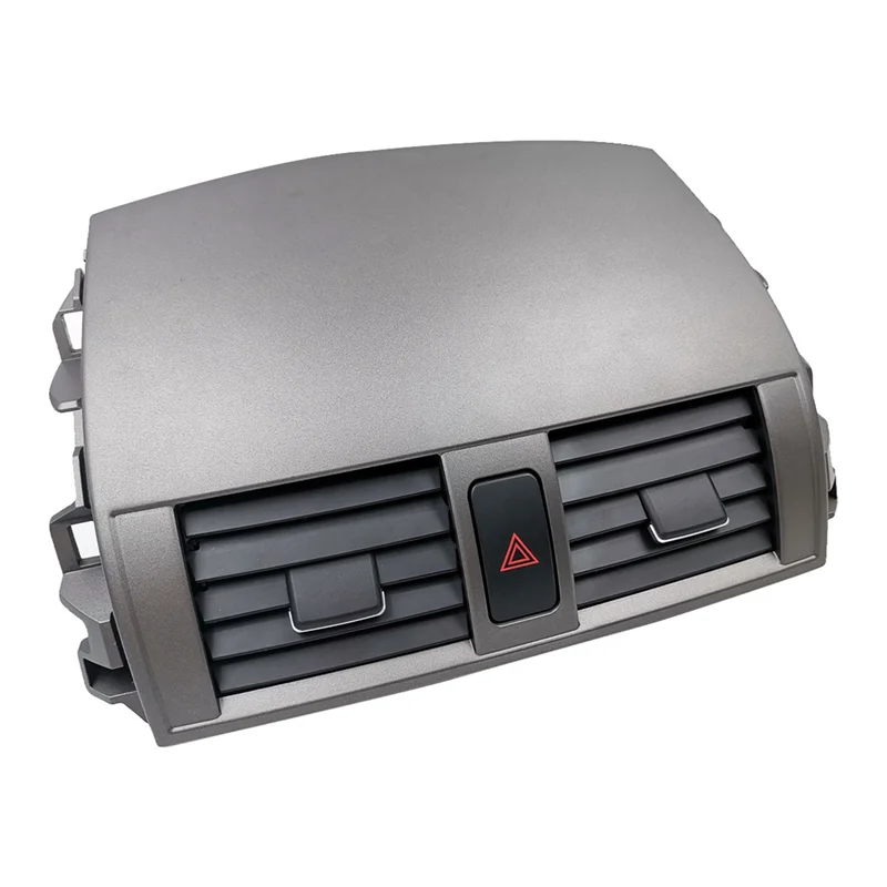AEA7-Car Center Dash A/C منفذ تنفيس الهواء مع مفتاح الطوارئ لتويوتا كورولا 2008-2013 55670-02160 55663-02060