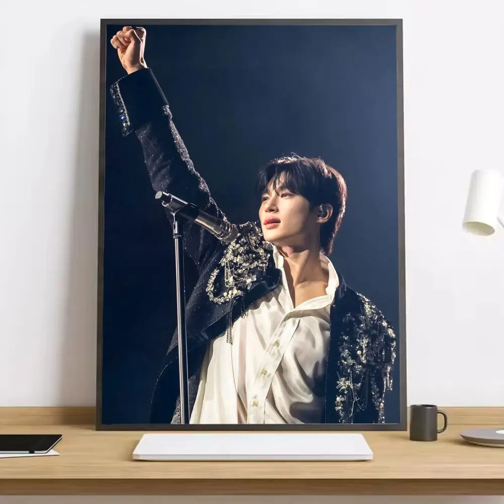 Korea Model B-byeon woo seok Painting Calligraphy Poster Frameless Canvas Wall Art Perfect For Hallway Home Decoration Holiday