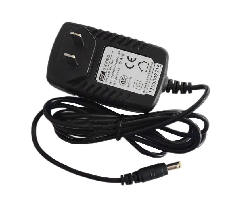 

Power Adapter 24V 1.2A, Barrel 5.5/2.5mm, US 2-Pin Plug, GM36-240120-5