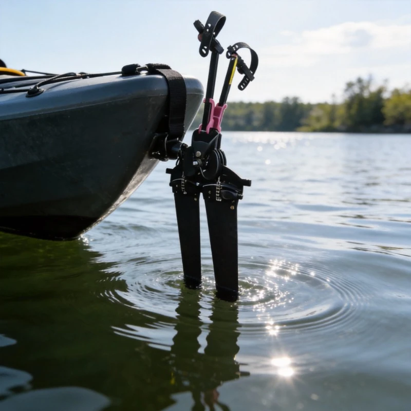 Propulsor de Pedales para Kayak, Sistema de Propulsión para Barcos de Pesca, Motor Subacuático Silencioso, Accesorios Duraderos y Ligeros para Kayak