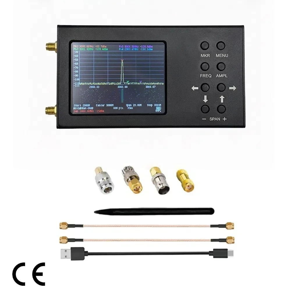 Analyzer Handheld Signal Wifi Radio Analyze Audio  Tinysa Frequency Analyser TinySA Htool SA8 35MHz-6.2GHz Spectrum