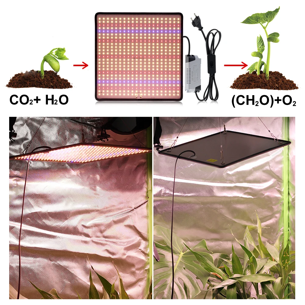 الطيف الكامل LED مصابيح زراعة النباتات ، خيمة النمو ، الدفيئة ، الخضار وازهر ، الشتلات ، الزراعة المائية ، 1200 واط