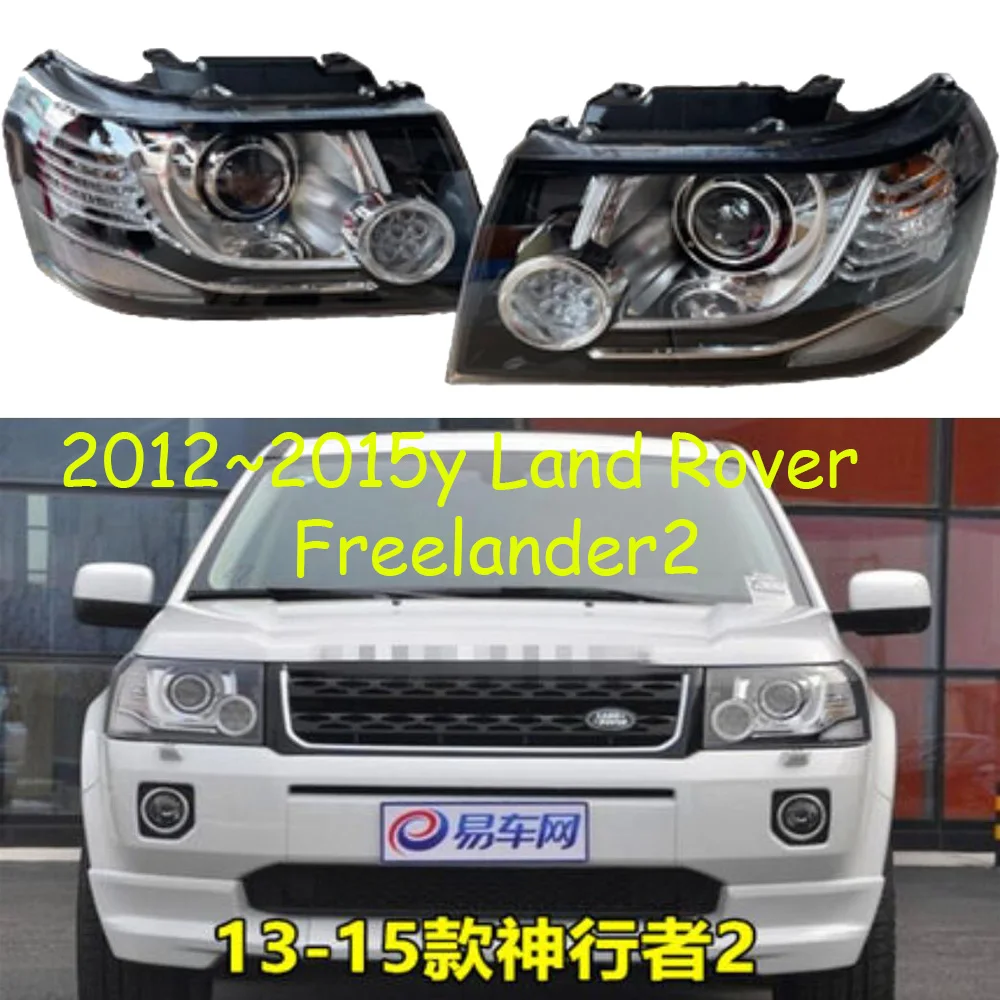 

1pcs car bumpe headlamp For Freelander2 headlight 2012~2015y car accessories head lamp for Land Rover Freelander2 fog light