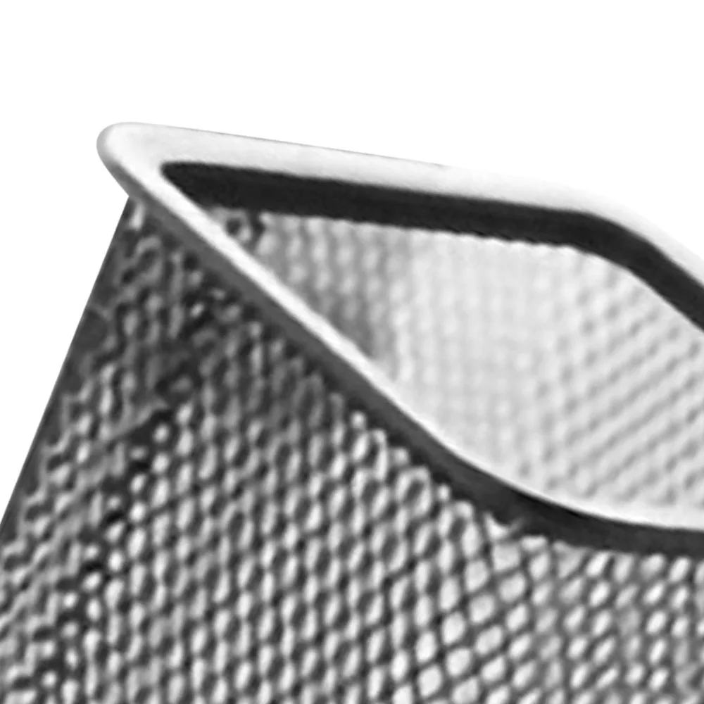 2 pcs Metal Pen Holder Square Shape Solid Structure Desktop Organizer Smooth Surface Stable Base Storage Bucket Office Desktop