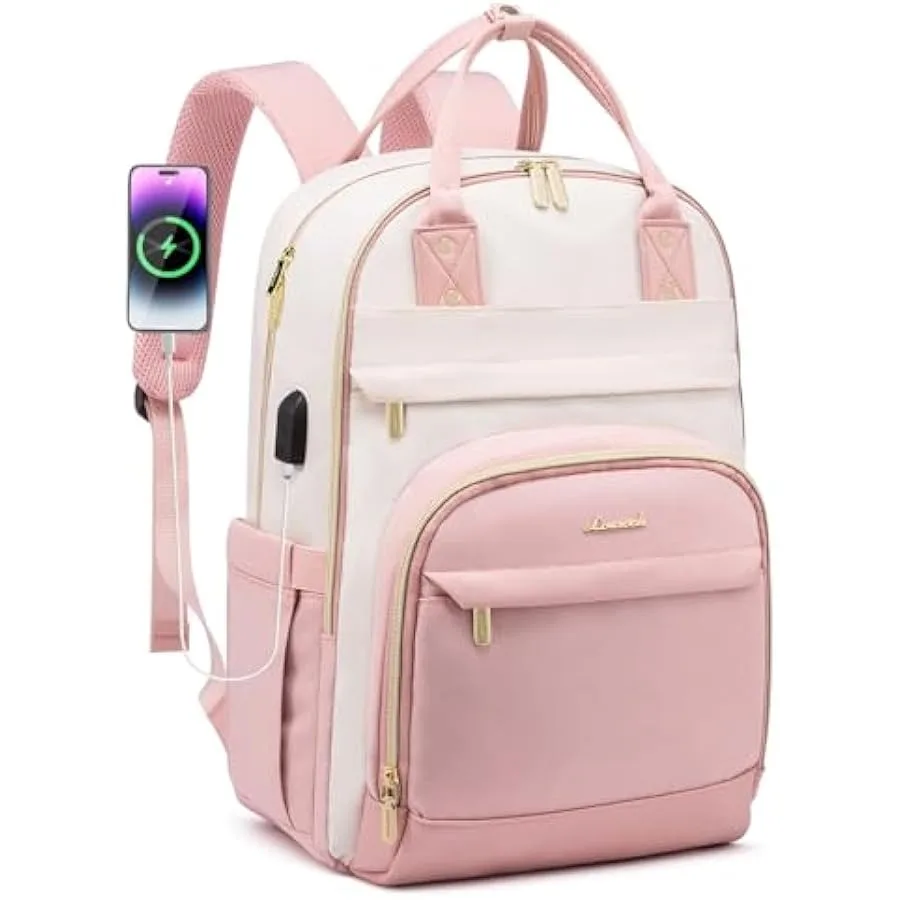 LOVEVOOK Backpack for WomenLaptop Backpack Women Fits 15.6 Inch Laptop Bag School Backpacks Fashion Travel Work Anti-theft Bag