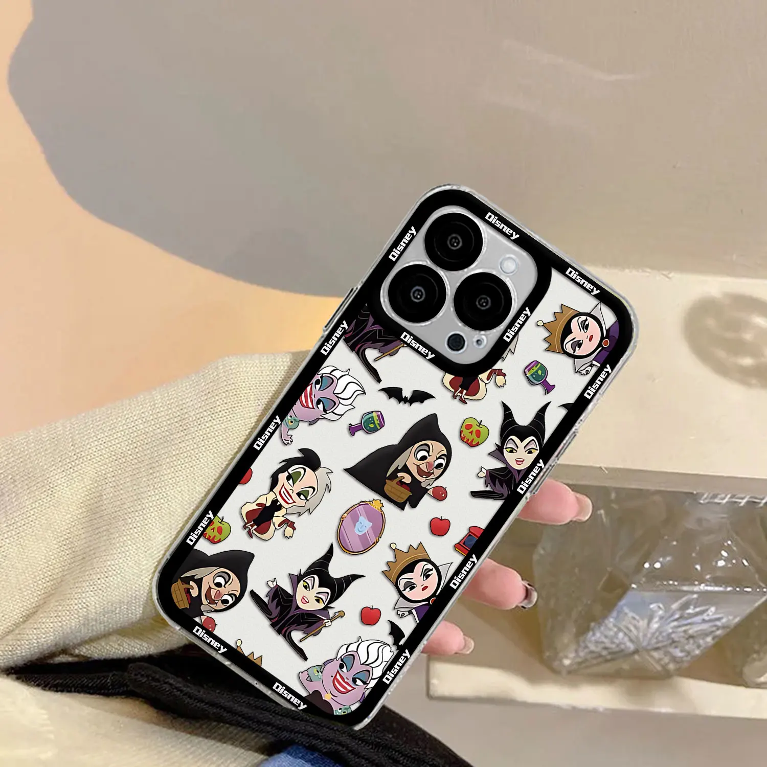 Etui na telefon Disneys Hot Princess Witch do Samsung S24 S23 S22 S21 S20 S10 FE Note20 Note10 Plus Ultra 5G Clear Soft TPU Cover