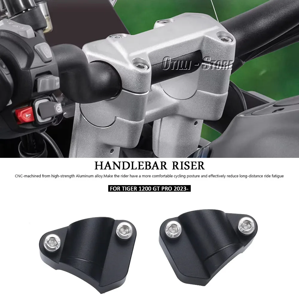 

Tiger 1200 GT Pro 2023 Handle Clamp Extend Adapter New Motorcycle Handlebar Riser Bar Mount For TIGER1200 TIGER 1200 Tiger1200
