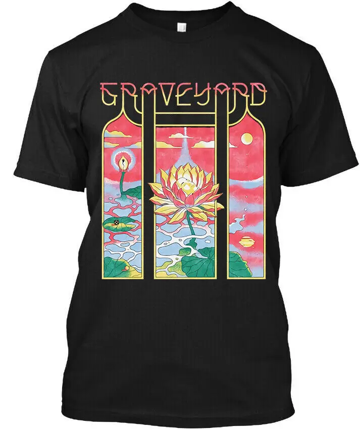 New POPULAR Graveyard Peace Swedish Vintage Retro Logo T Shirt S 4XL