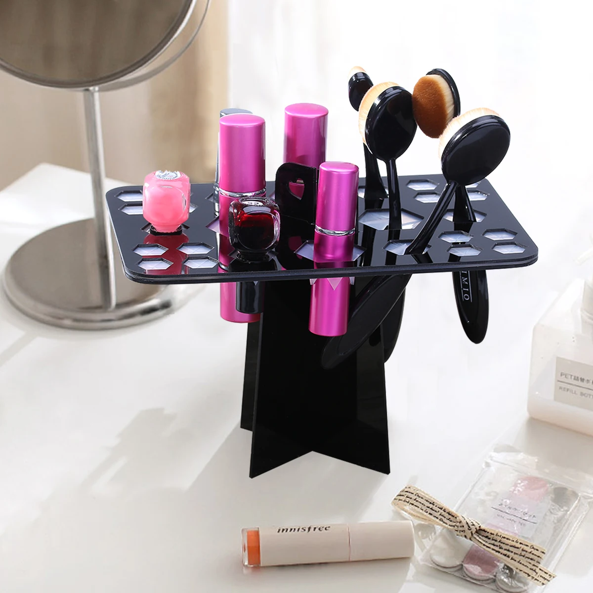 

brush holder Makeup brush rack brush rack Makeup brush holder Makeup air drying tree