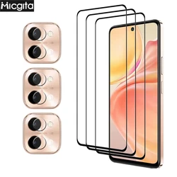 VIVO Y28 4G 화면 보호기 용 강화 유리 업그레이드 VIVO Y28 4G 소프트 파이버 렌즈 필름 용 충격 방지 스크래치 방지