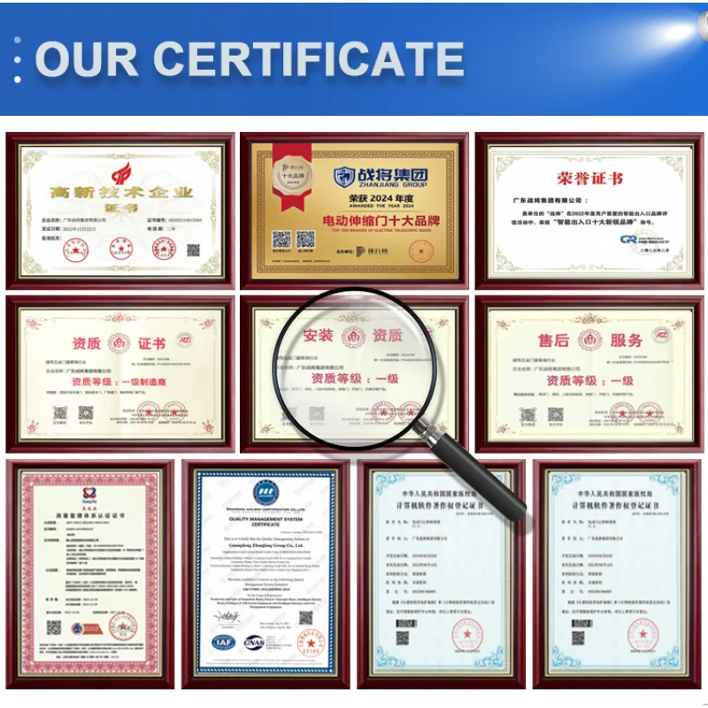 custom.6 Aluminum Motorized Sliding Automatic Fence Outdoor School Portable Security Porte Driveway Retract