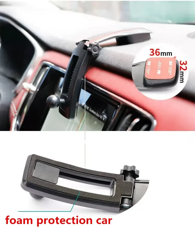 Мобильный телефон, аксессуары для беспроводной зарядки, автомобильный мобильный телефон, кронштейн, гелевая силиконовая присоска, телескопический навигационный кронштейн