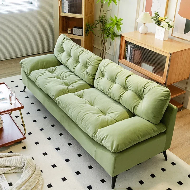 

# Comfortable Furniture Bedroom Nordic Sectional Sofas For Living Room Lazy L Shaped Recliner Decoration Floor Couch Home #