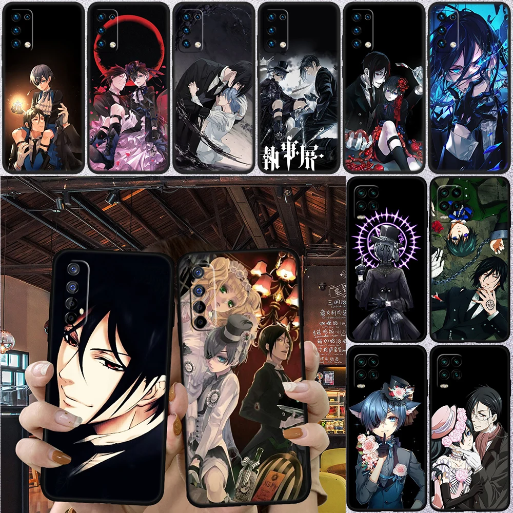 Black Butler Phone Case for Samsung Galaxy S20 S21 S22 Ultra FE Plus A21S A22 A24 A25 A26 A30 A30S A31