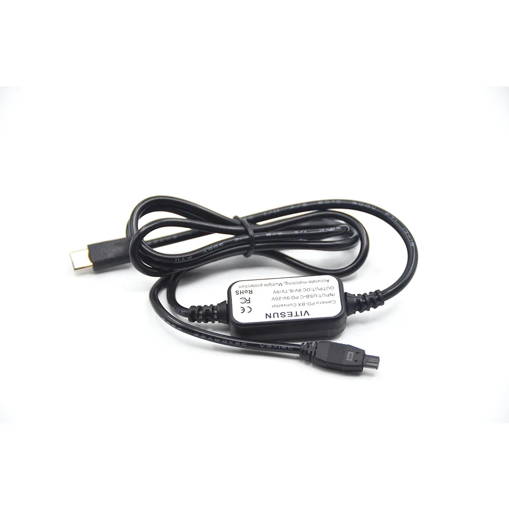 قوة البنك محول PD USB C كابل K-AC50 D-AC50 K-AC132 KAC50 ل بنتاكس K-1 K-3 K-3II K5 K7 K10D K20D K645D K645Z K-01 كاميرا
