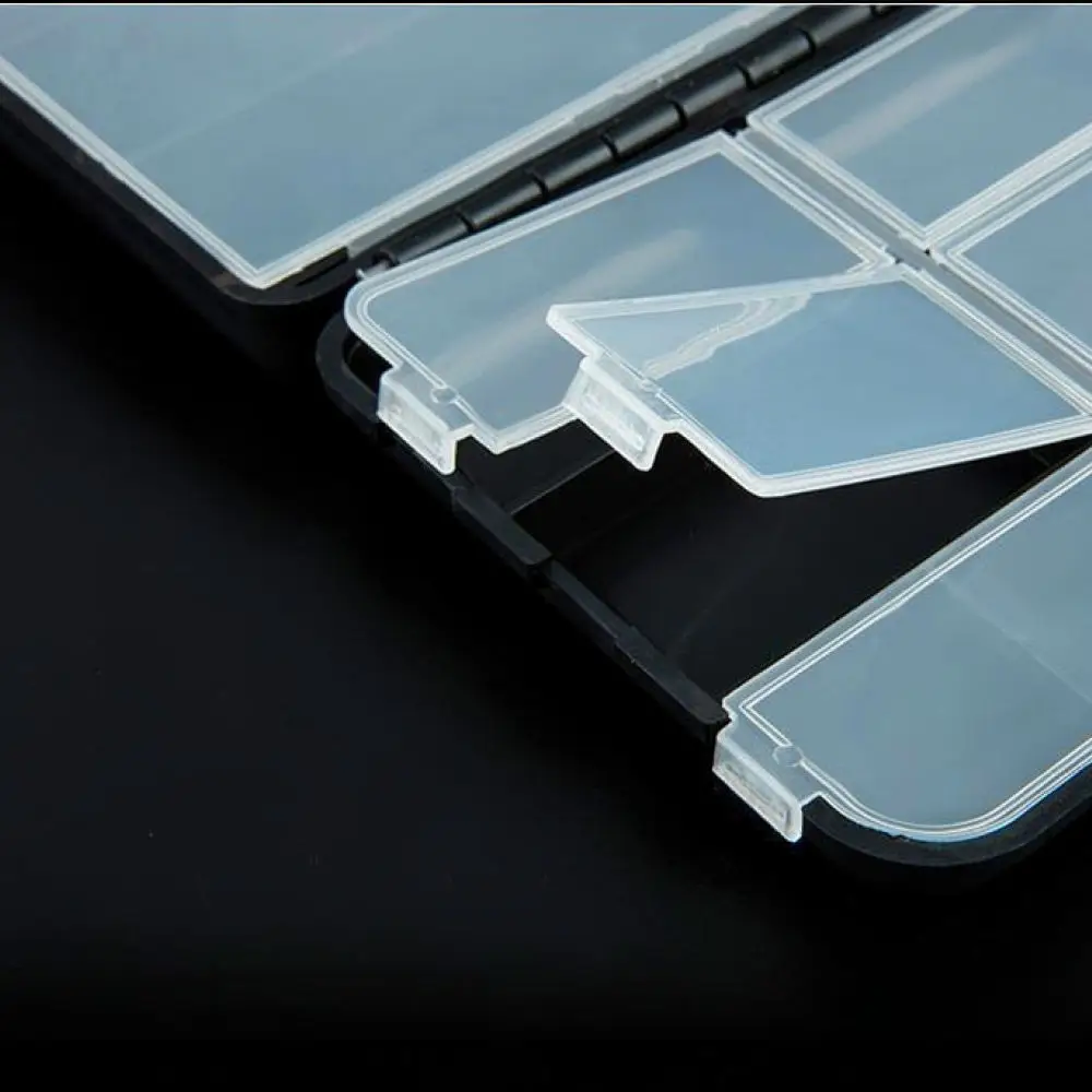 For For Pengyi Fishing Lure Box Double Layer Organizer Case For Micro Bait Hooks Sinkers Portable Tackle Storage Tool