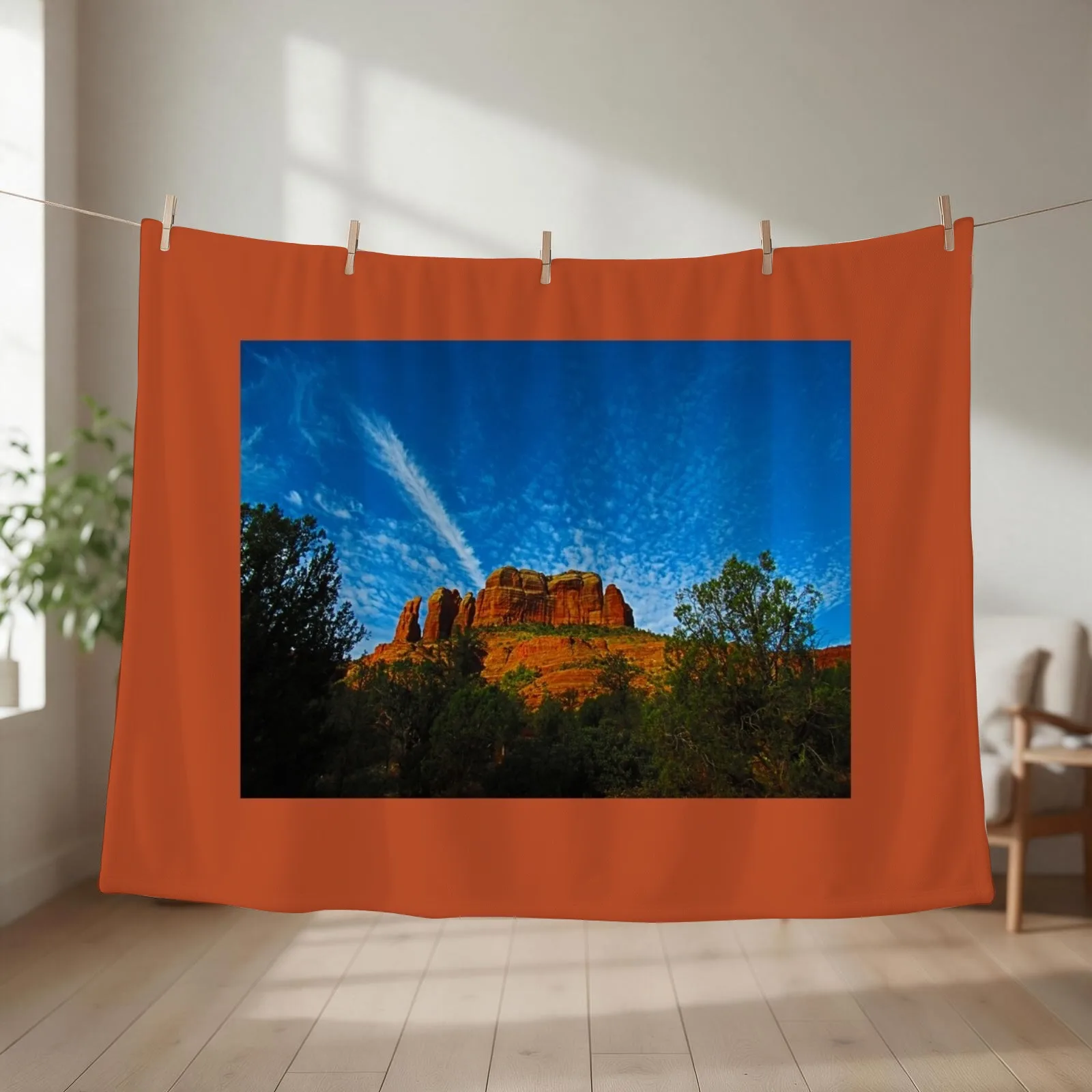 Stunning Sedona Throw Blanket couch cozy soft plush fuzzy picnic outdoor blanket