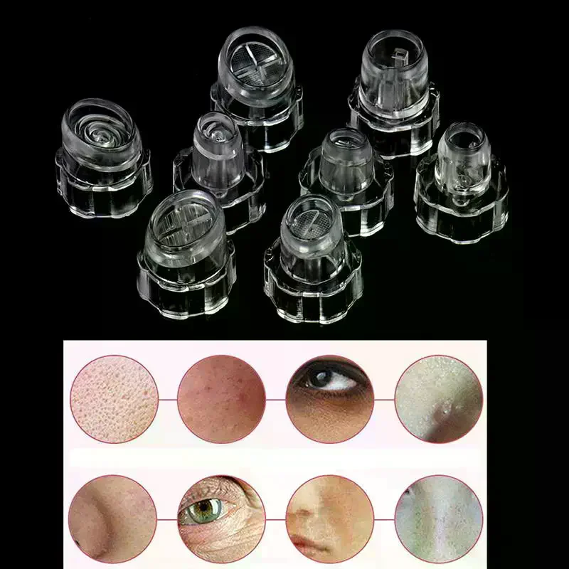 /Kuz/Tip Head Replacement Plastic For Hydro Water Facial Skin Oxygen Dermabrasion Machine 8PCS/Pack