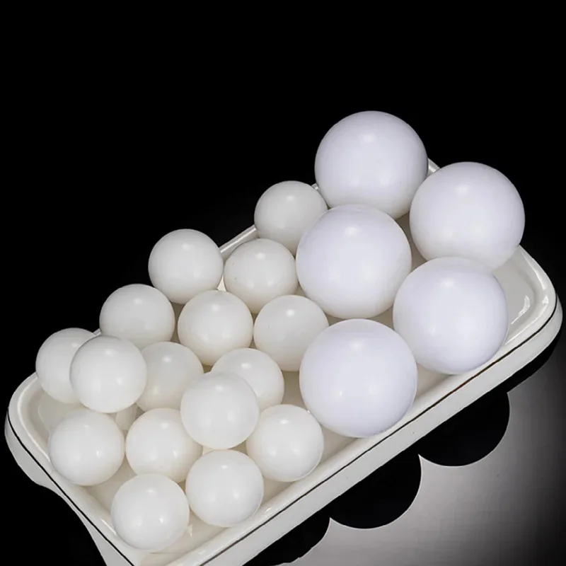 1-500pcs Solid Plastic Balls Diameter 2-50.8mm White Bearing Balls Polyformaldehyde(POM) Material High-Precision Round Sphere