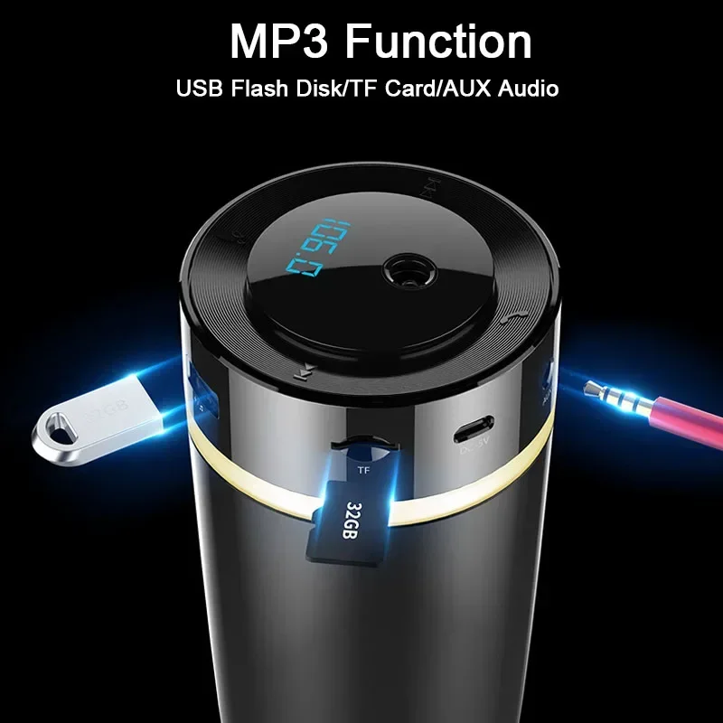 Neuwagen Luftbe feuchter Bluetooth 5,0 sq mp3 Aroma therapie Diffusor Ultraschall ätherisches Öl Aroma Diffusor mit LED Nachtlicht