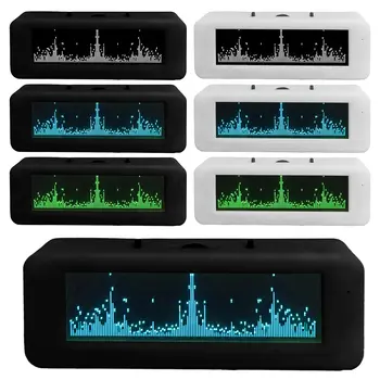 3.12 inch OLED music spectrum display analyzer audio level indicator VU meter