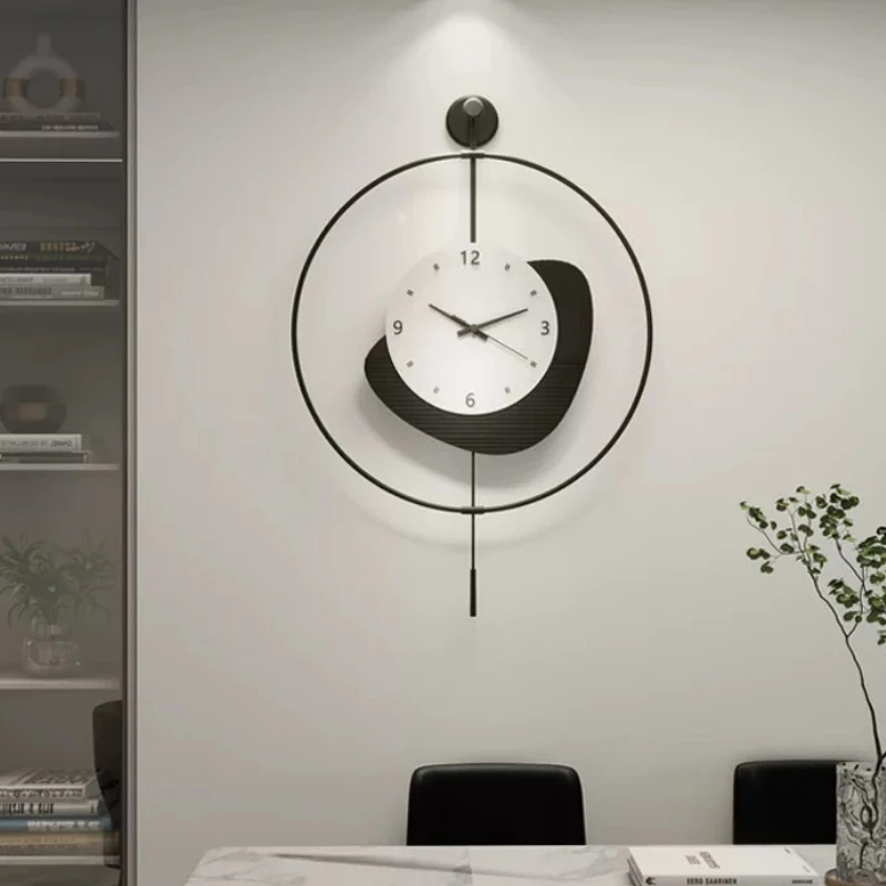 Industerial Minimlist Wall Clook Noiseless Seating Room Wall Clook Home Decor Luxury Reloj Digital De Pared Bedroom Decoration