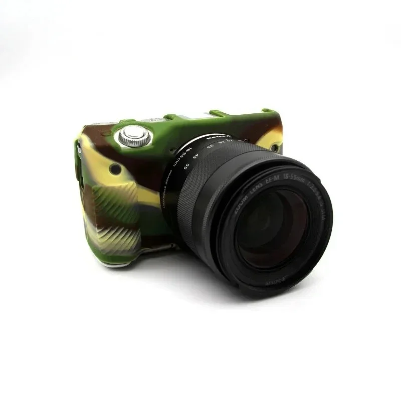 

For Canon EOS M3 Mirrorless Camera Rubber Soft Silicone Anti-Scratch Photography Protective Cover Case