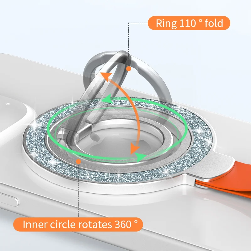 حامل هاتف Magsafe بزاوية مغناطيسية قابلة للإزالة وقابلة للتعديل متوافق مع حامل هاتف iPhone Samsung Huawei Xiaomi Phone Hholder #3