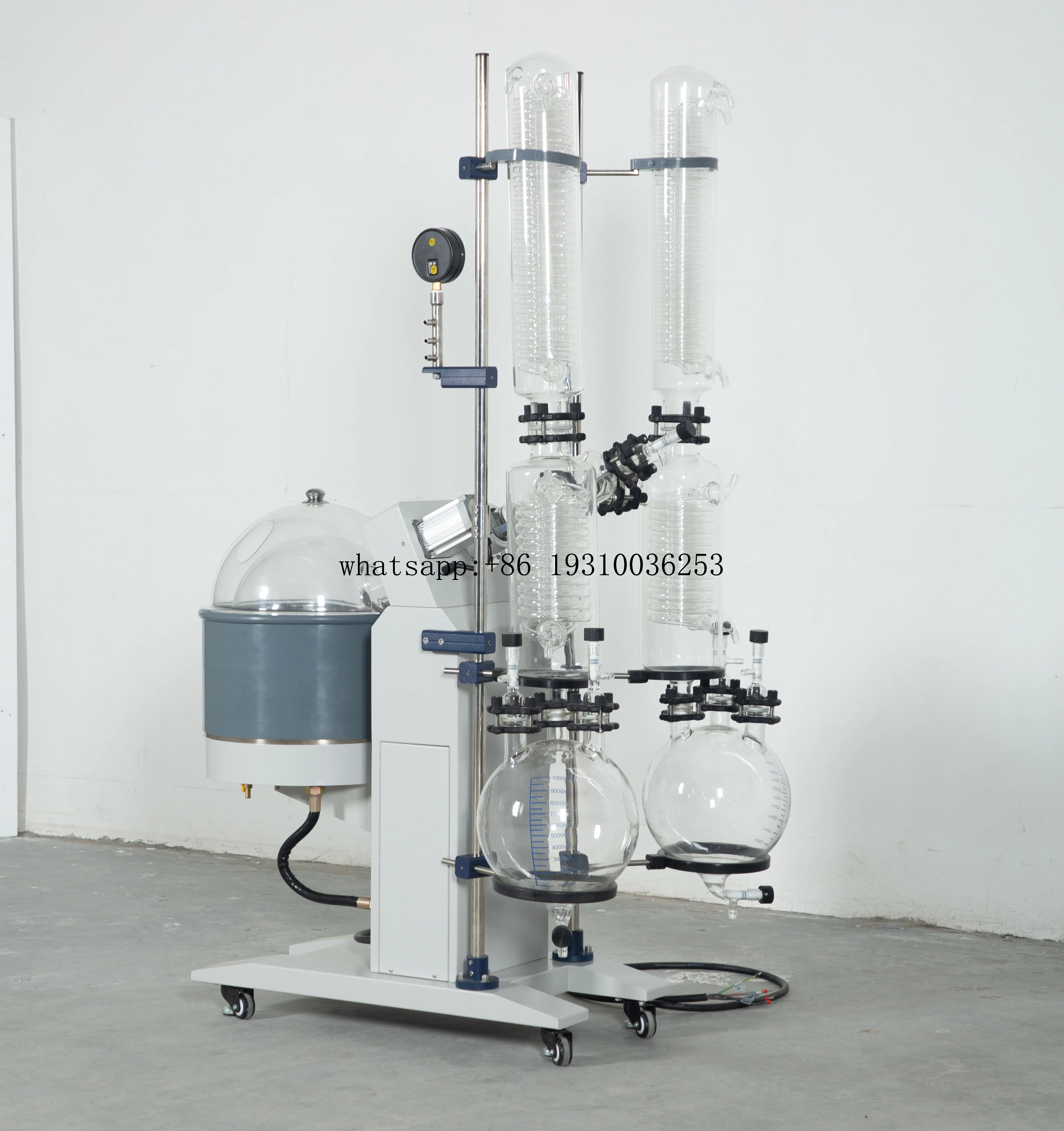 Lab Rotary Evaporator Vapes Set With Vacuum  And Chiller