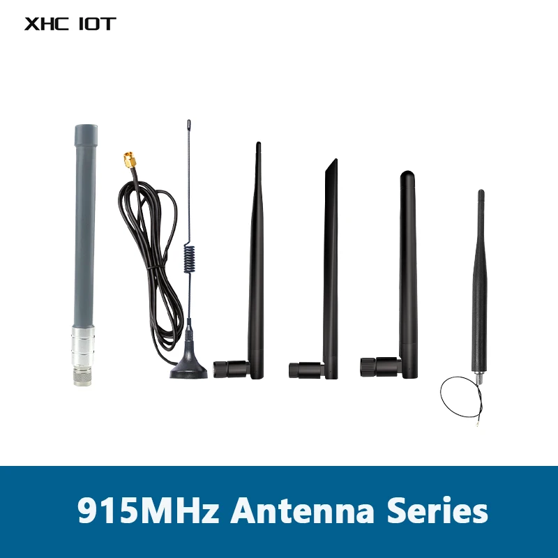 

915MHz Rubber Antenna Series XHCIOT Sucker Antenna Foldable SMA-J Interface Cabinet Antenna TPEE Material for Modem