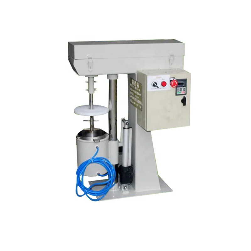 Tri-Shaft Planetary Vacuum Metal Powder Mixer with Vacuum Pump and Water Chiller